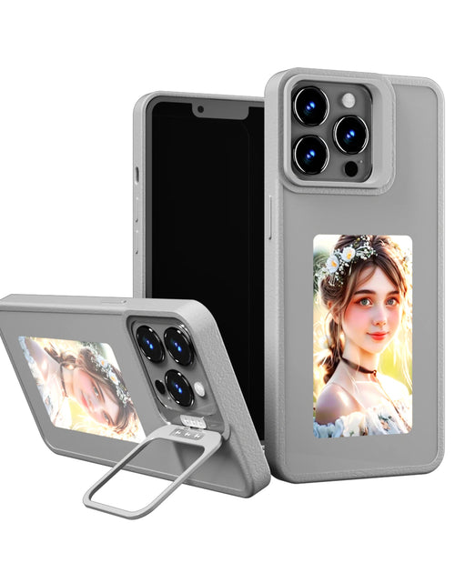 Load image into Gallery viewer, Luxurious Upgraded NFC DIY Photo Ink Phone Case for 13 Case 15 16 Pro Max Bluetooth Screen Protector Protection Bracket
