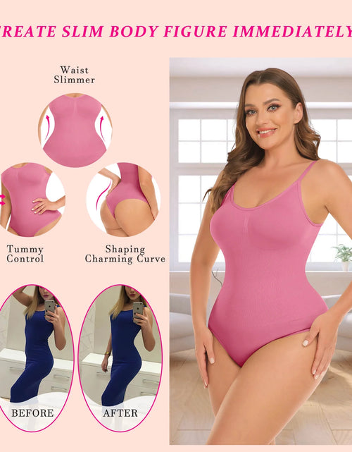 Load image into Gallery viewer, Shapewear Tummy Control Bodysuits Women Clothing Seamless Body Shaper V Neck Jumpsuits Top
