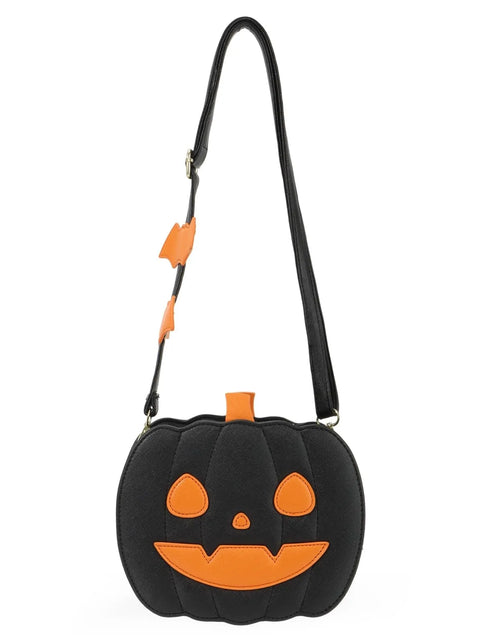 Load image into Gallery viewer, Enchanting Halloween Pumpkin Bag Devilish Style with Ghost Skull Accent Fashion Purse for Women &amp; Girls
