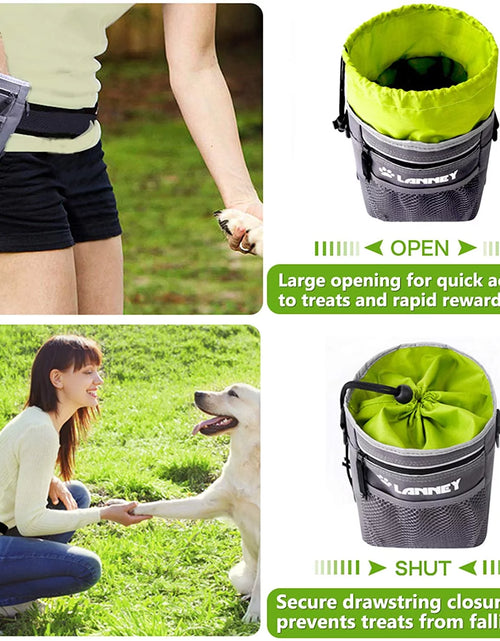 Load image into Gallery viewer, Dog Treat Pouch with Waist Belt, Pet Training Bag for Small Large Dogs Walking
