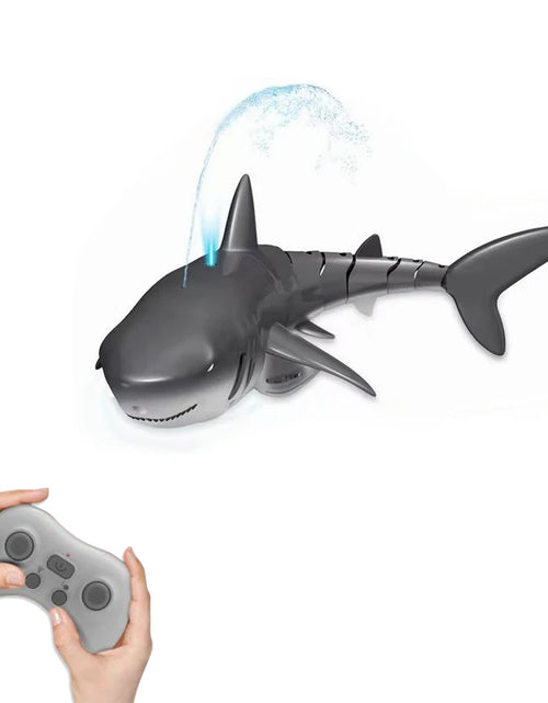 Load image into Gallery viewer, Smart Rc Shark Whale Spray Water Toy Remote Controlled Boat Ship Submarine Robots Fish Electric Toys for Kids Boys Baby Children
