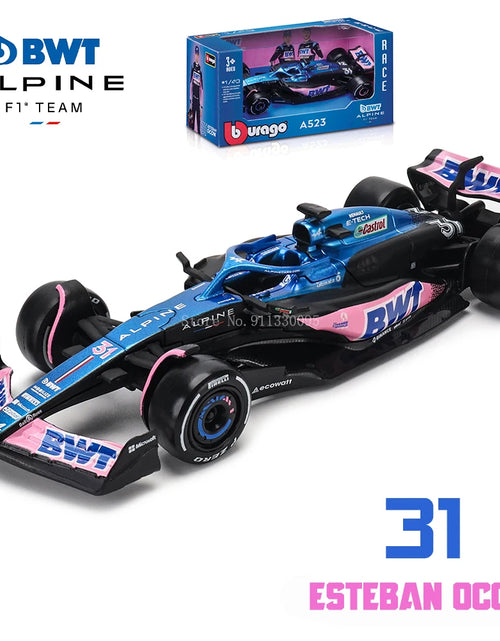 Load image into Gallery viewer, Bburago 1:43 NEW 2023 Mclaren F1 Team MCL60 4# Lando Norris 81# Oscar Piastri Formula One Alloy Super Toy Die Cast Car Model
