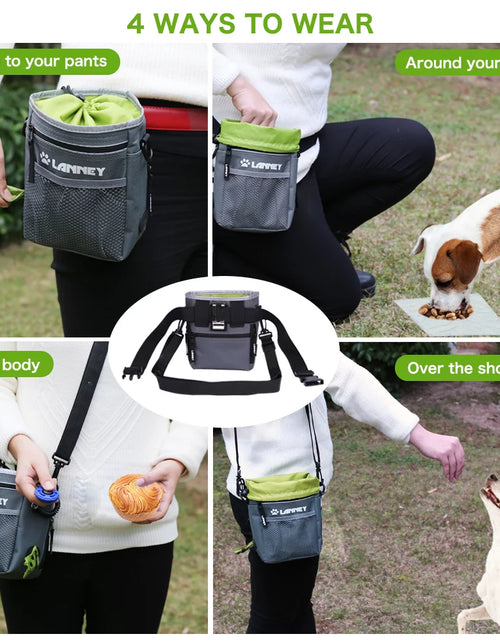 Load image into Gallery viewer, Dog Treat Pouch with Waist Belt, Pet Training Bag for Small Large Dogs Walking
