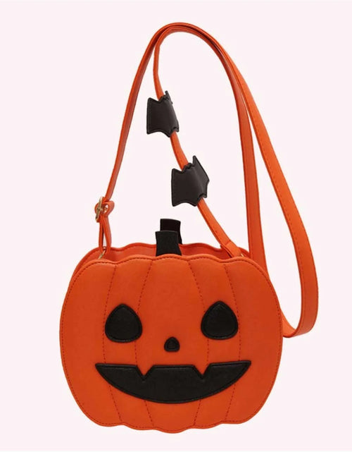 Load image into Gallery viewer, Enchanting Halloween Pumpkin Bag Devilish Style with Ghost Skull Accent Fashion Purse for Women &amp; Girls
