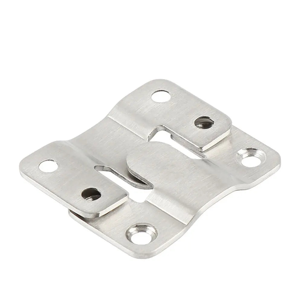 1 Set Stainless Steel Interlock Hanging Buckle Flush Mount Bracket Furniture Connector Wall Picture Frame Hanger Display Hooks