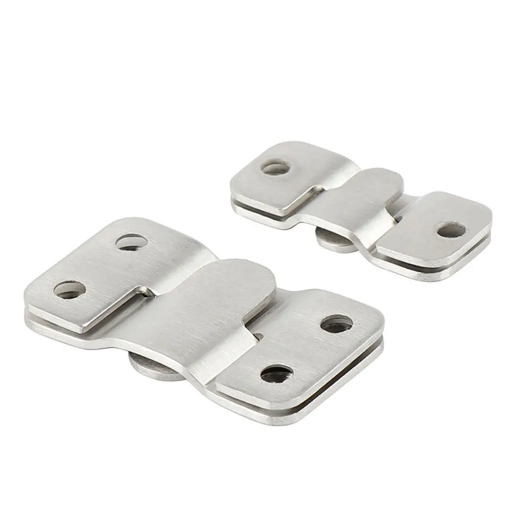 1 Set Stainless Steel Interlock Hanging Buckle Flush Mount Bracket Furniture Connector Wall Picture Frame Hanger Display Hooks