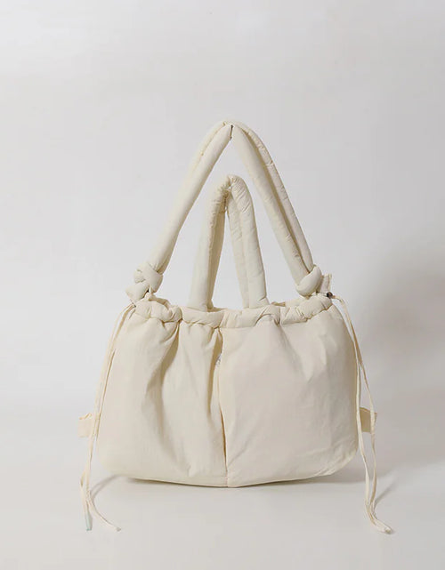 Load image into Gallery viewer, Down Cotton Shoulder Messenger Bag
