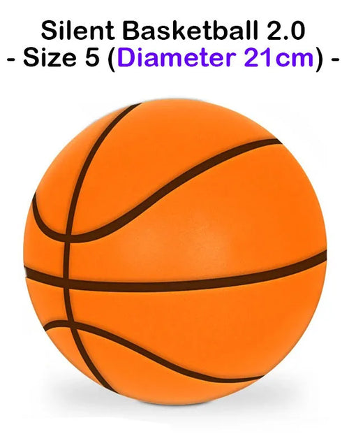 Load image into Gallery viewer, Silent Basketball Size 3/5/7 Indoor Dribble Quietly Foam Basketball Soft Ball Mute Bouncing Ball Airless Basket Ball Sports Toy
