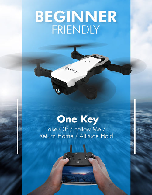 Load image into Gallery viewer, F16 FPV Drone with Camera, 1080P HD, Follow Me, Altitude Hold, 2.4Ghz
