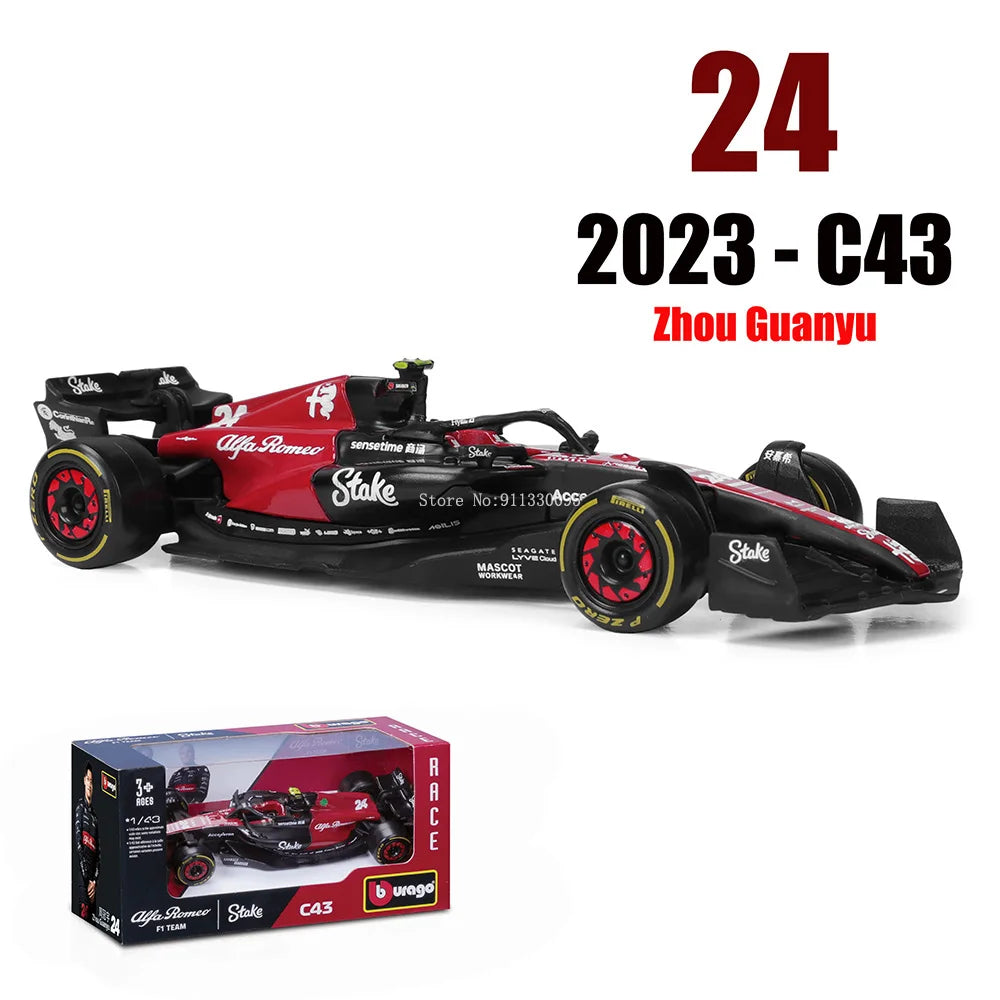 Bburago 1:43 NEW 2023 Mclaren F1 Team MCL60 4# Lando Norris 81# Oscar Piastri Formula One Alloy Super Toy Die Cast Car Model