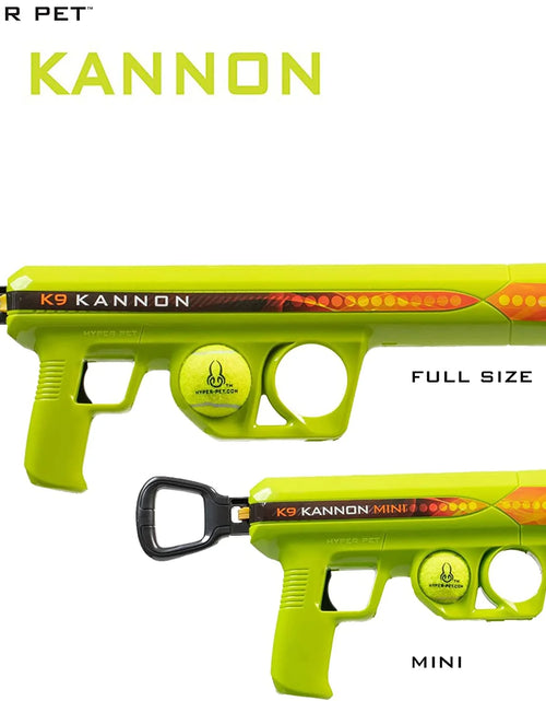 Load image into Gallery viewer, K9 Kannon Dog Tennis Ball Launcher Interactive Dog Toy with 1 Dog Ball, Green
