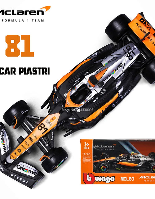 Load image into Gallery viewer, Bburago 1:43 NEW 2023 Mclaren F1 Team MCL60 4# Lando Norris 81# Oscar Piastri Formula One Alloy Super Toy Die Cast Car Model
