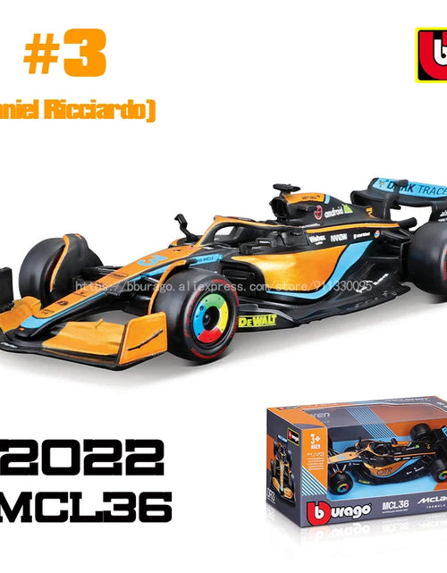 Load image into Gallery viewer, Bburago 1:43 NEW 2023 Mclaren F1 Team MCL60 4# Lando Norris 81# Oscar Piastri Formula One Alloy Super Toy Die Cast Car Model
