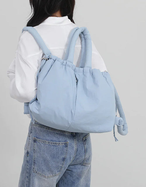 Load image into Gallery viewer, Down Cotton Shoulder Messenger Bag
